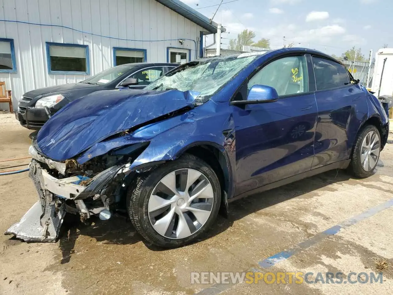 1 fotografías del automóvil dañado 7SAYGDEE8NF447410 TESLA MODEL Y 2022