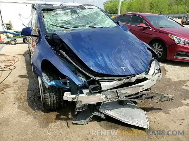 13 fotografías del automóvil dañado 7SAYGDEE8NF447410 TESLA MODEL Y 2022