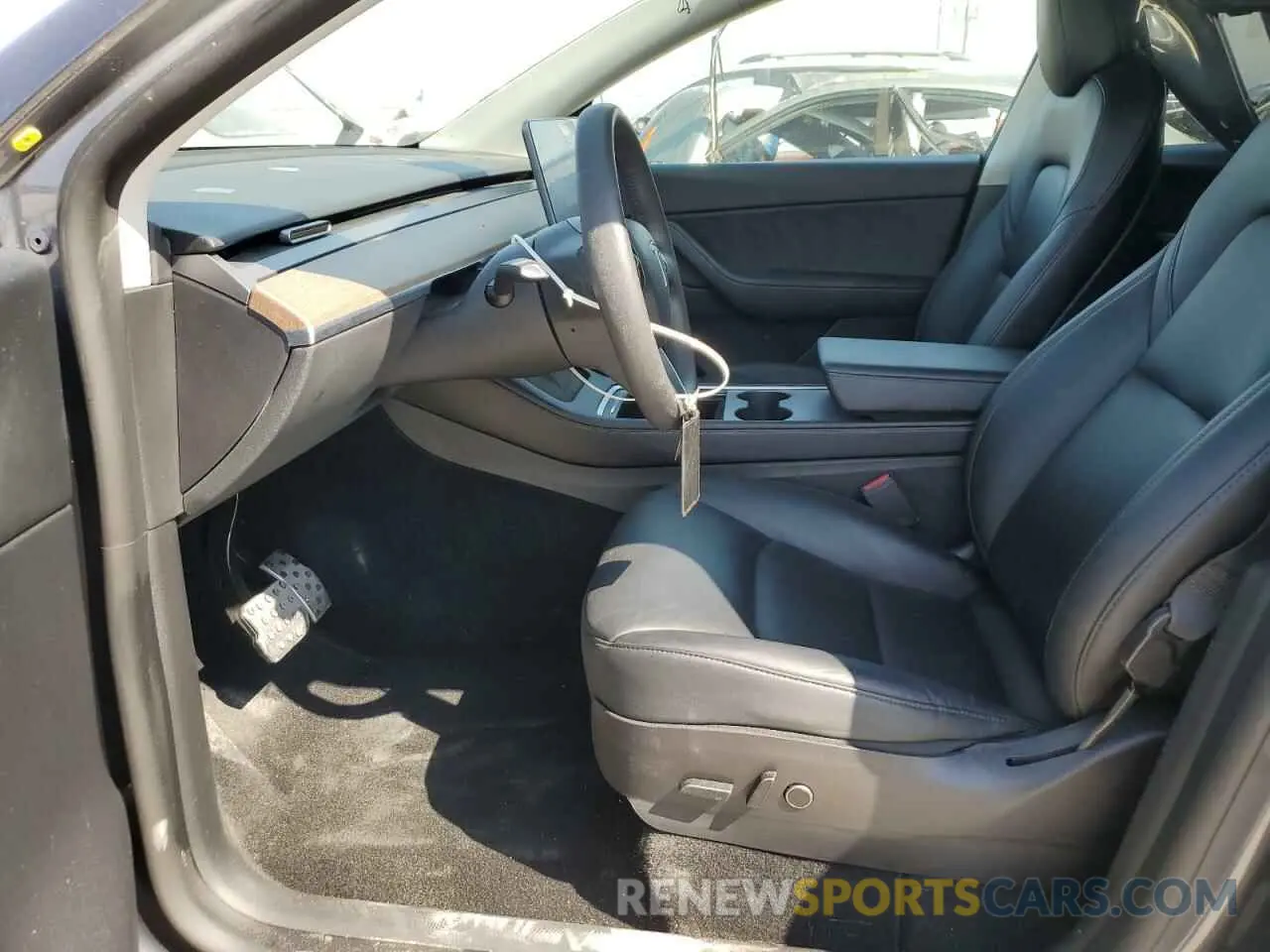 7 fotografías del automóvil dañado 7SAYGDEE8NF481007 TESLA MODEL Y 2022