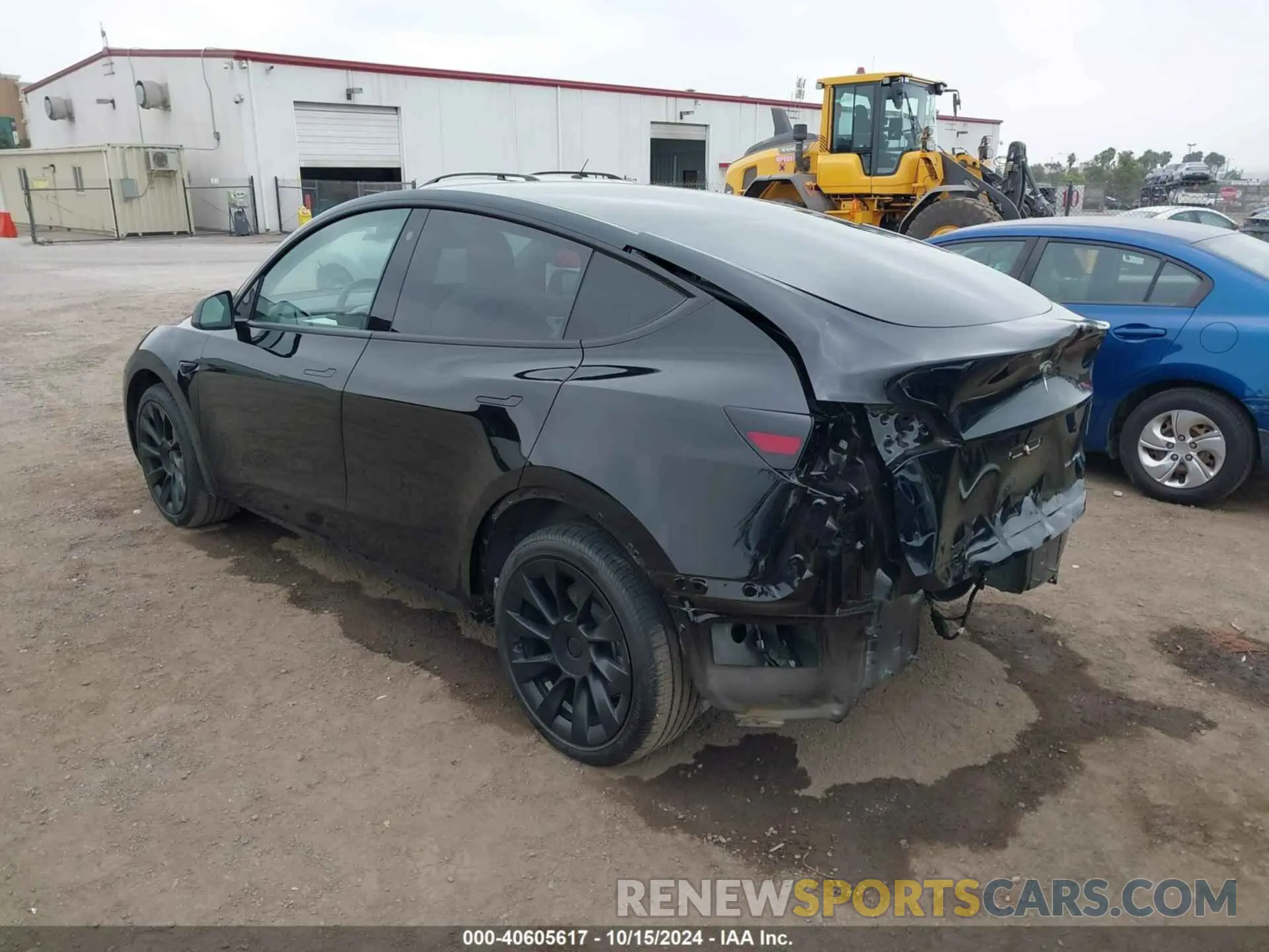3 fotografías del automóvil dañado 7SAYGDEE8NF513339 TESLA MODEL Y 2022