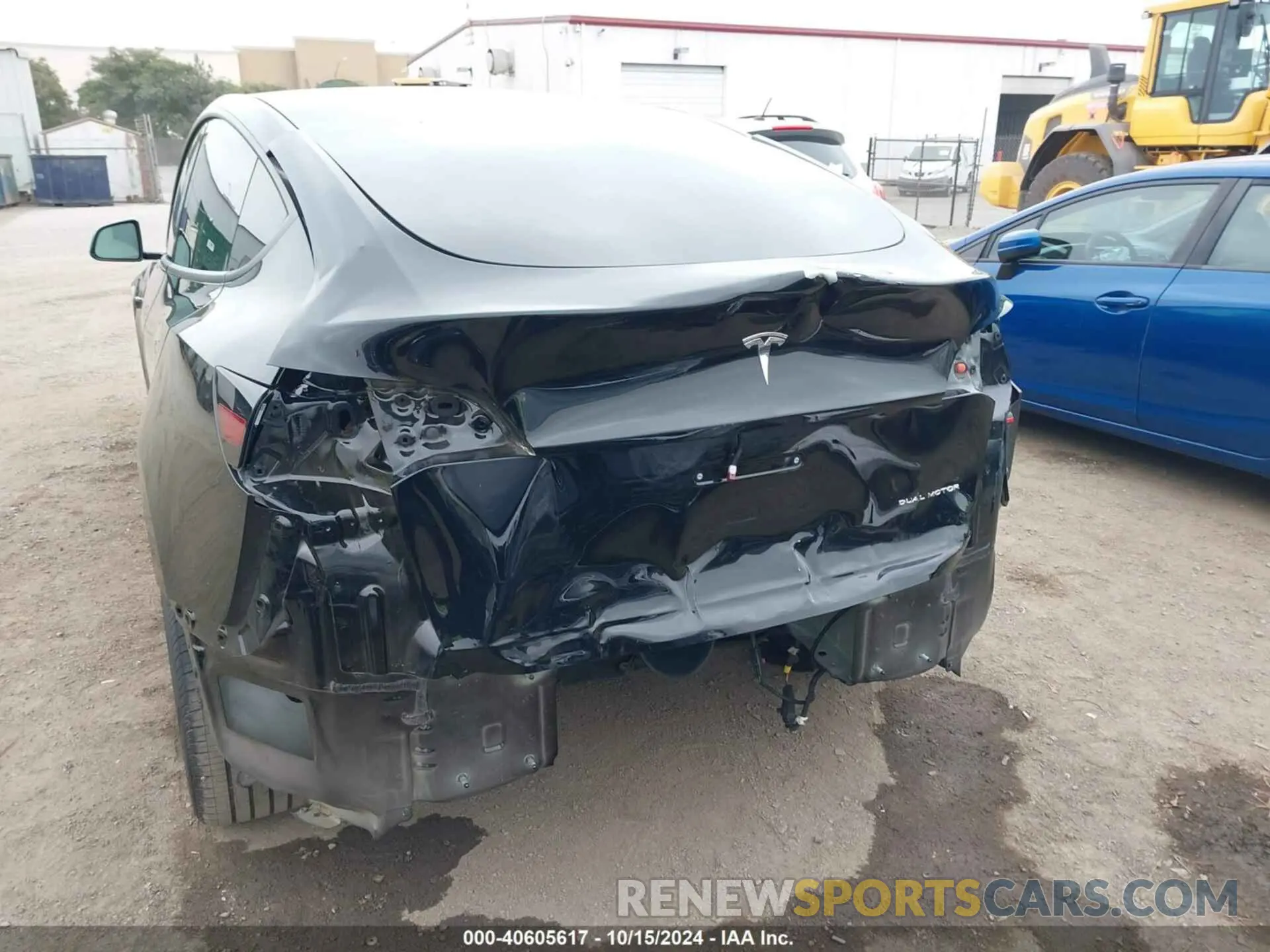 6 fotografías del automóvil dañado 7SAYGDEE8NF513339 TESLA MODEL Y 2022