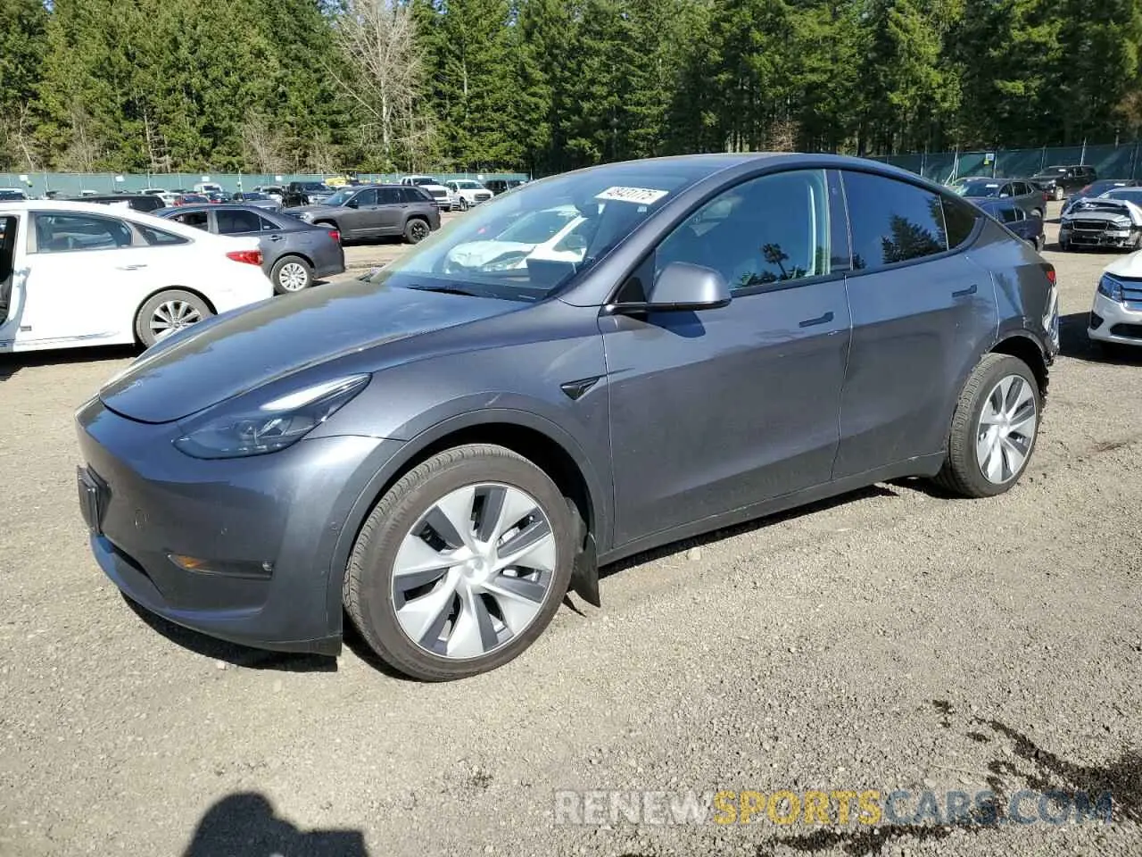 1 fotografías del automóvil dañado 7SAYGDEE8NF518847 TESLA MODEL Y 2022