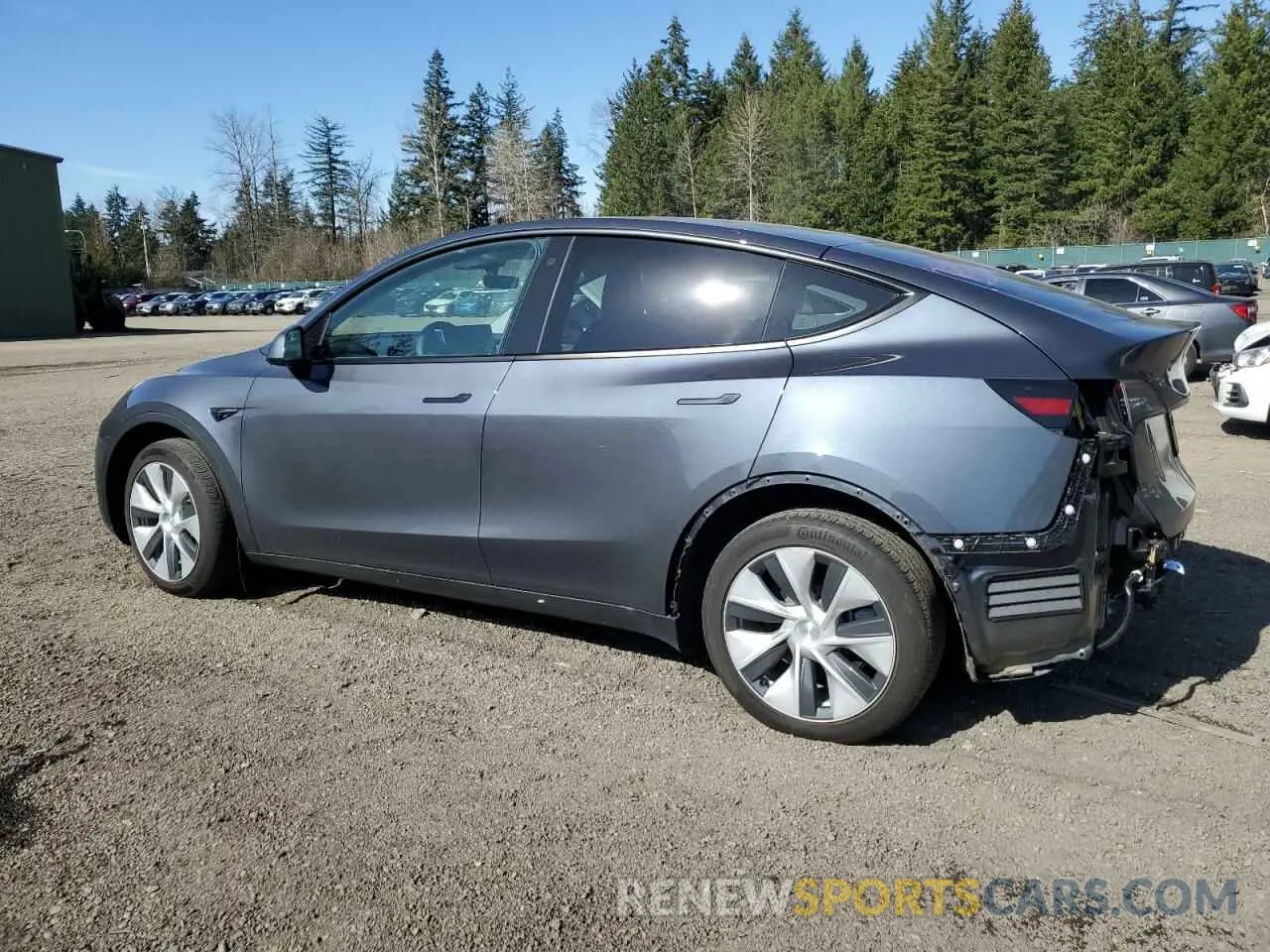 2 fotografías del automóvil dañado 7SAYGDEE8NF518847 TESLA MODEL Y 2022