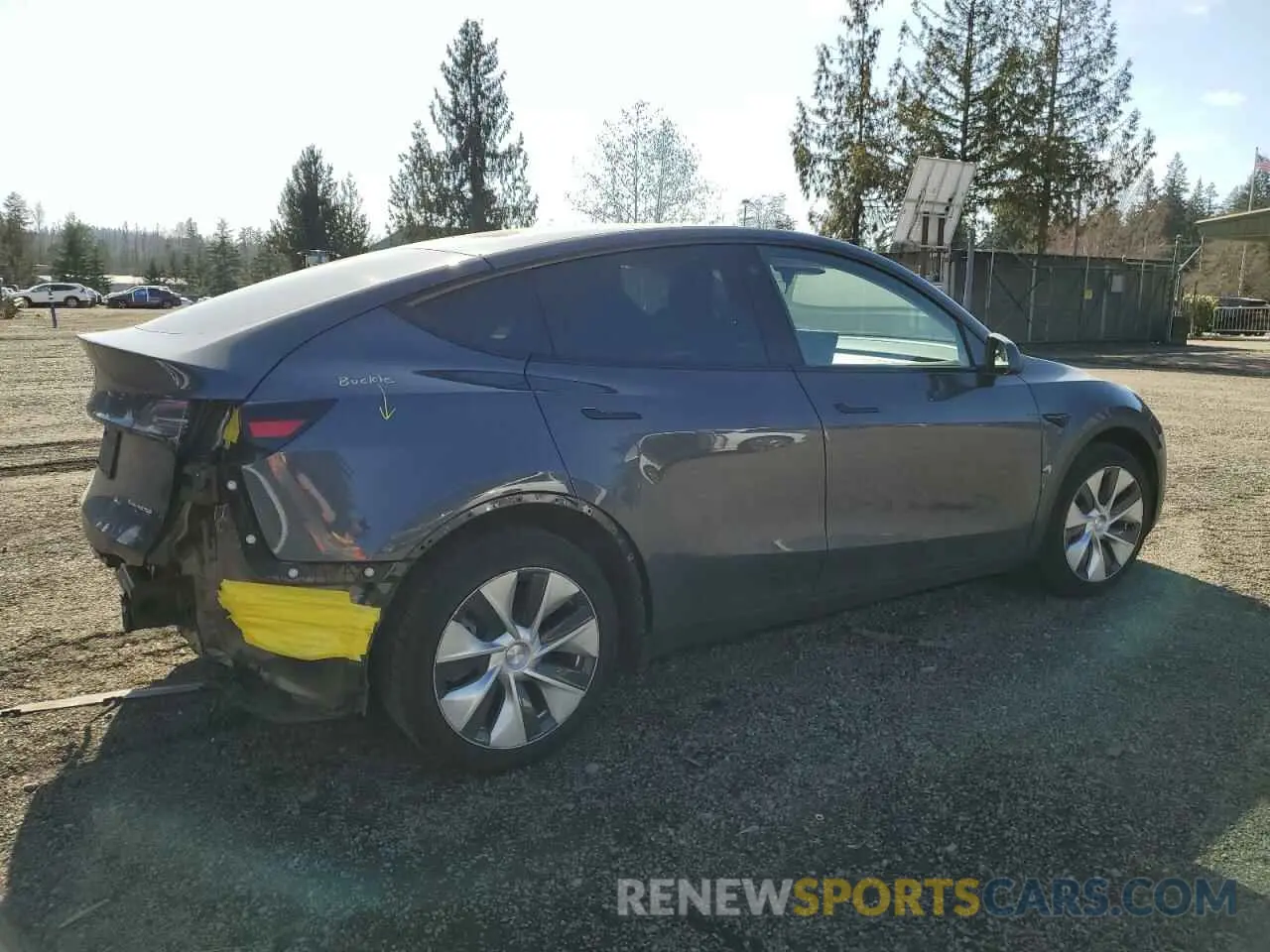 3 fotografías del automóvil dañado 7SAYGDEE8NF518847 TESLA MODEL Y 2022