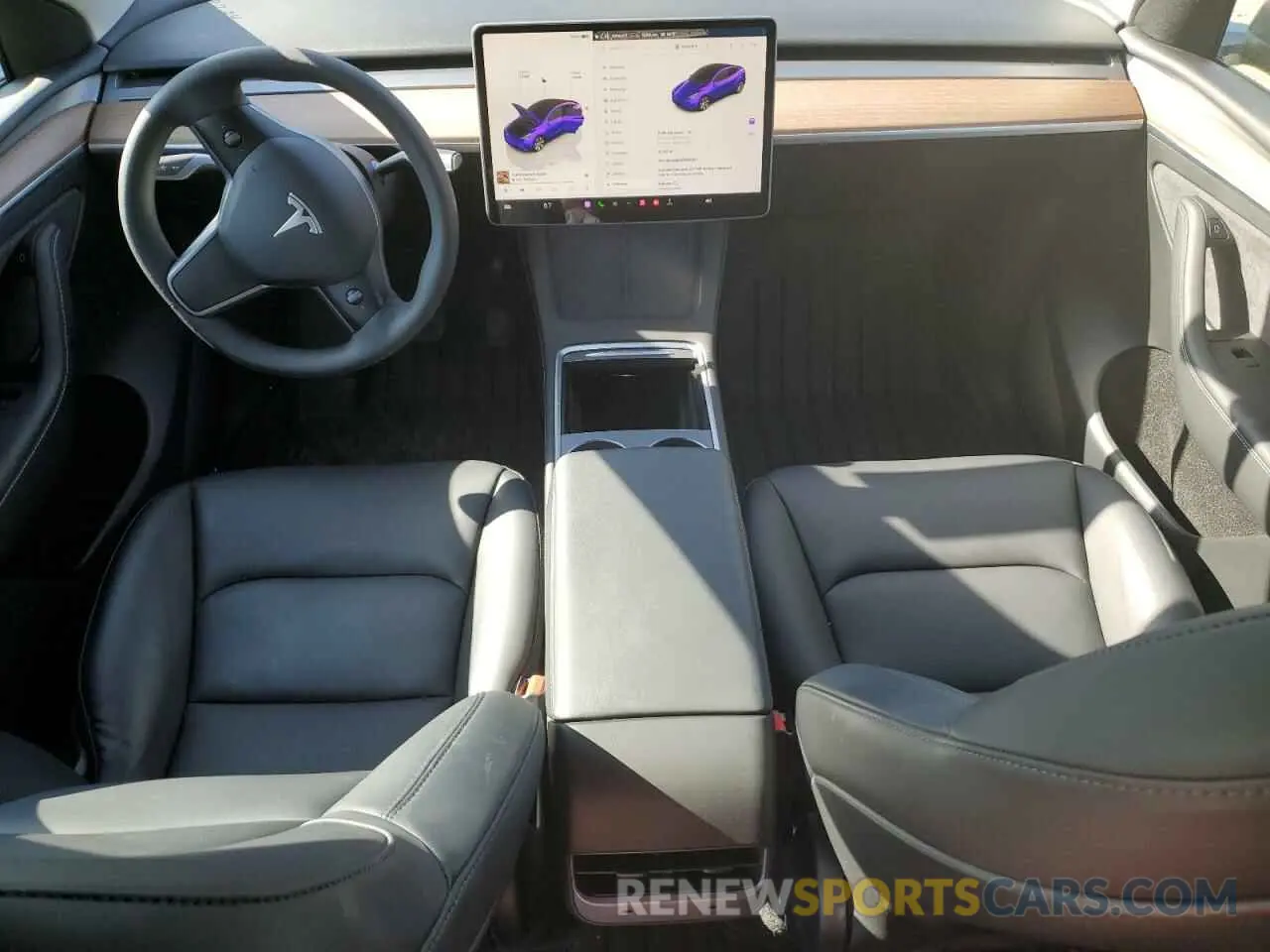 8 fotografías del automóvil dañado 7SAYGDEE8NF518847 TESLA MODEL Y 2022