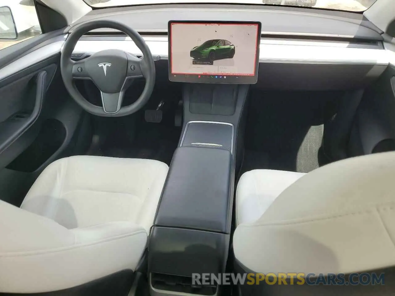 8 fotografías del automóvil dañado 7SAYGDEE8NF524454 TESLA MODEL Y 2022