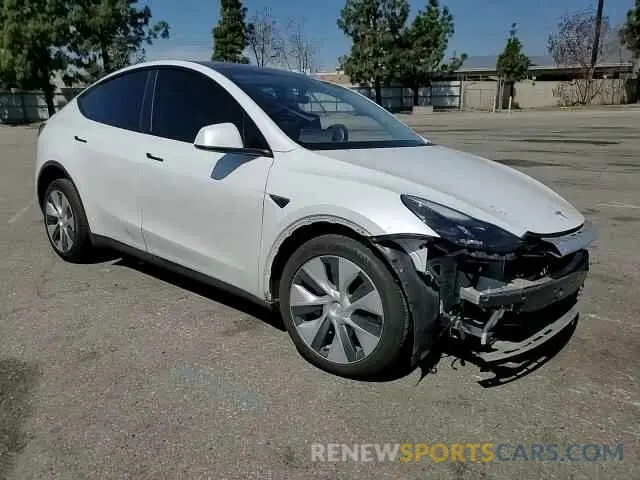 12 fotografías del automóvil dañado 7SAYGDEE8NF551850 TESLA MODEL Y 2022