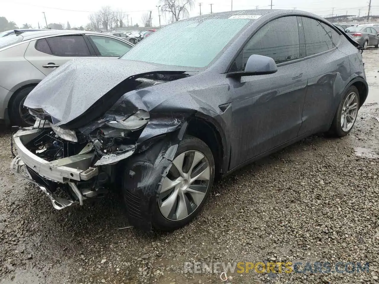 1 fotografías del automóvil dañado 7SAYGDEE8NF555915 TESLA MODEL Y 2022