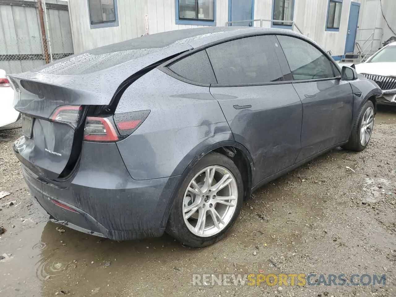3 fotografías del automóvil dañado 7SAYGDEE8NF555915 TESLA MODEL Y 2022