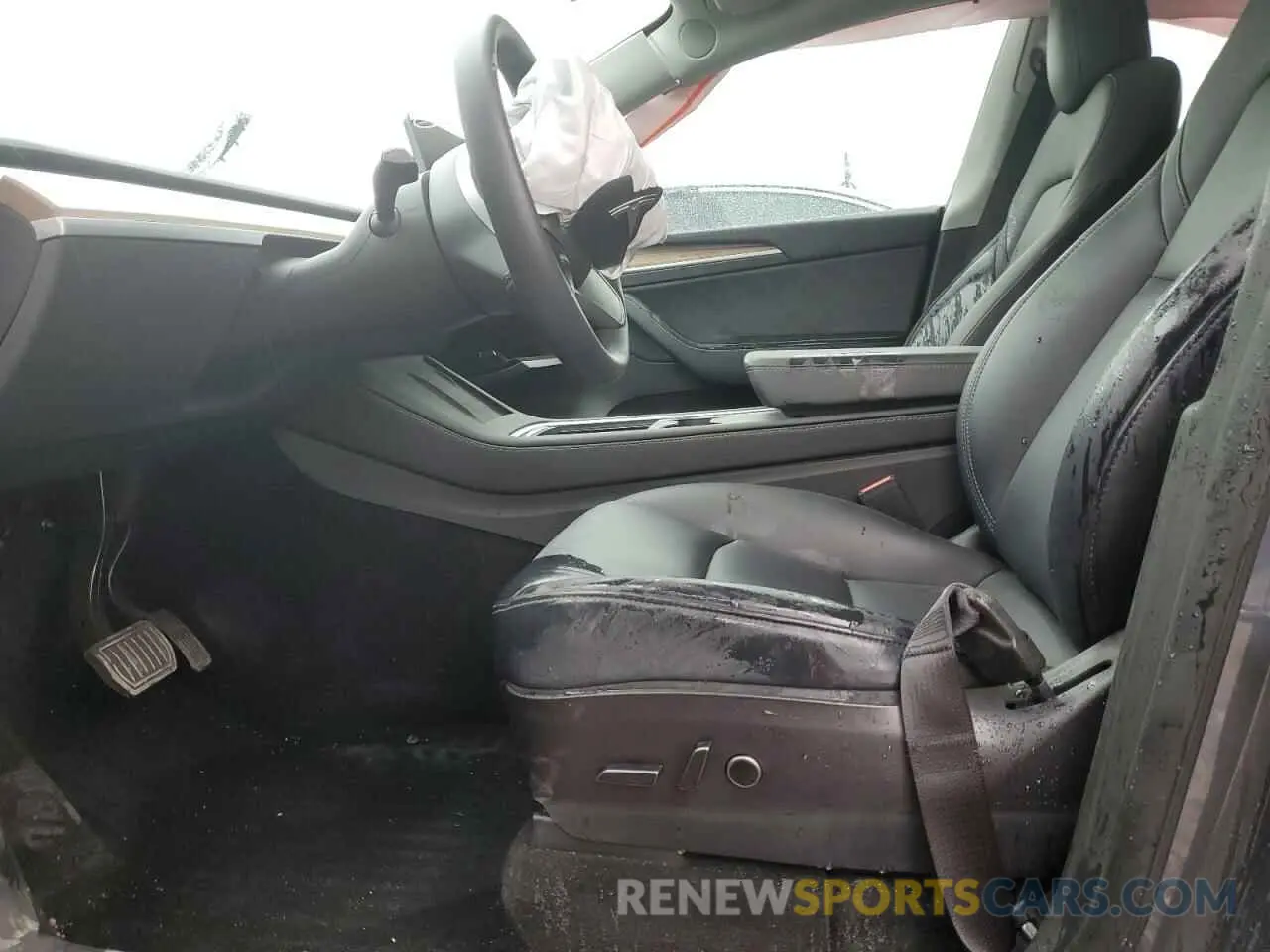 7 fotografías del automóvil dañado 7SAYGDEE8NF555915 TESLA MODEL Y 2022