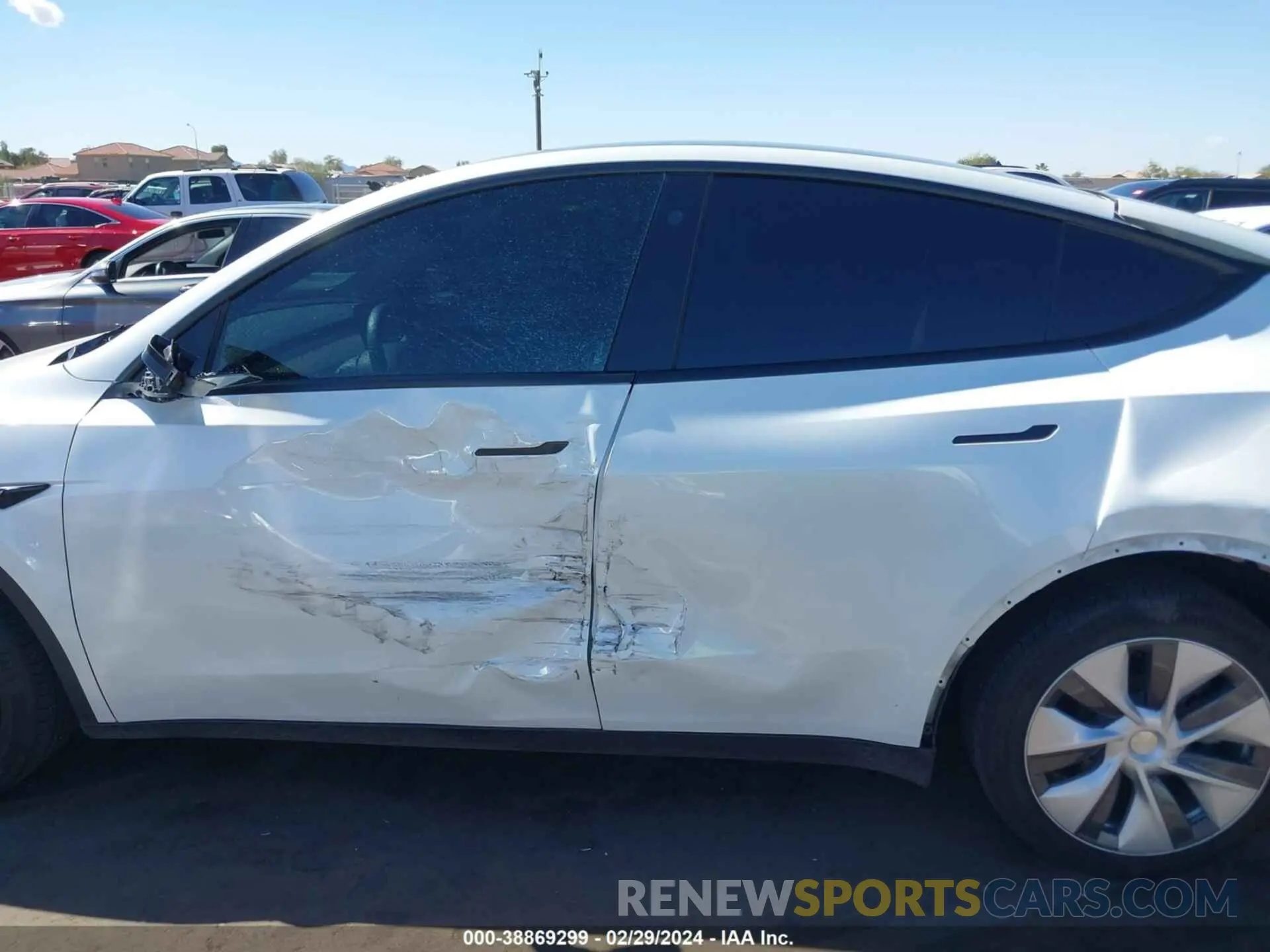 14 fotografías del automóvil dañado 7SAYGDEE9NA015552 TESLA MODEL Y 2022