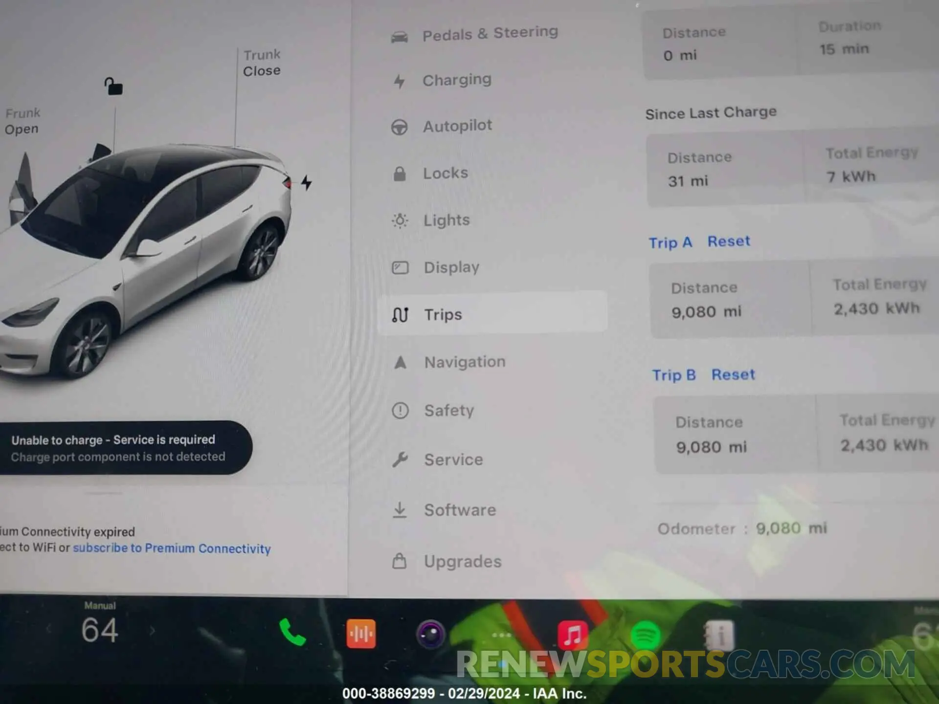 7 fotografías del automóvil dañado 7SAYGDEE9NA015552 TESLA MODEL Y 2022