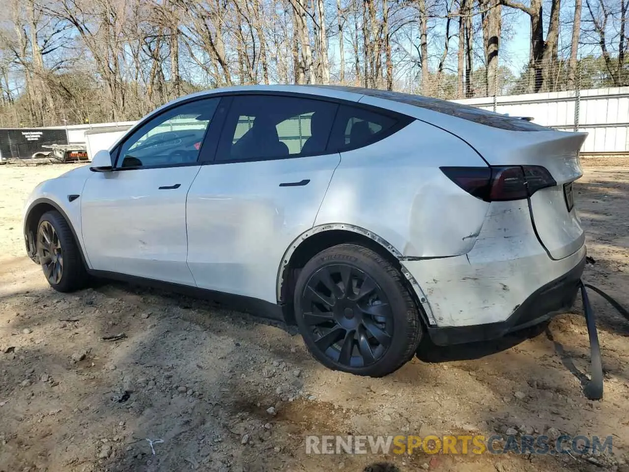 2 fotografías del automóvil dañado 7SAYGDEE9NA018421 TESLA MODEL Y 2022