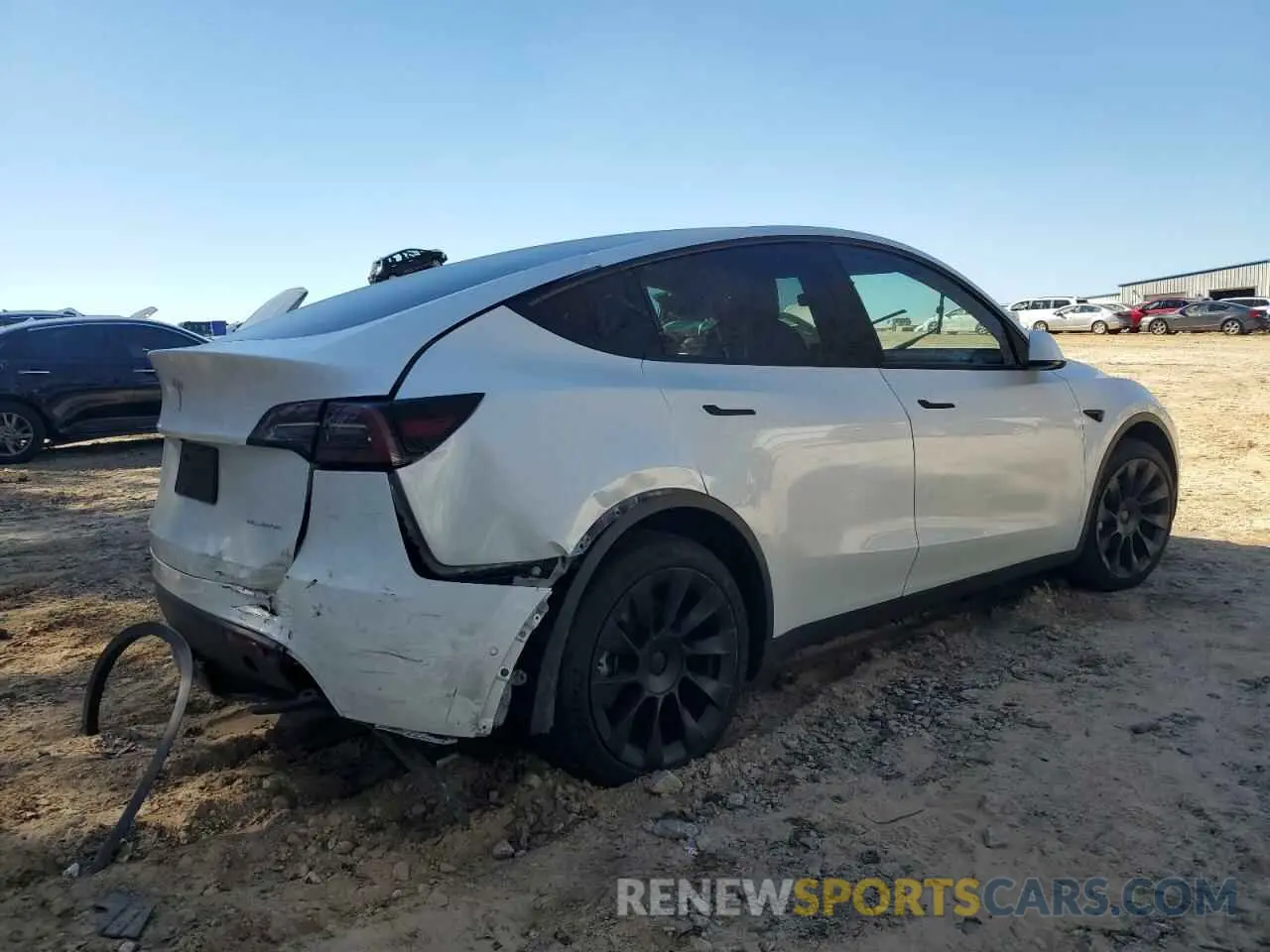 3 fotografías del automóvil dañado 7SAYGDEE9NA018421 TESLA MODEL Y 2022