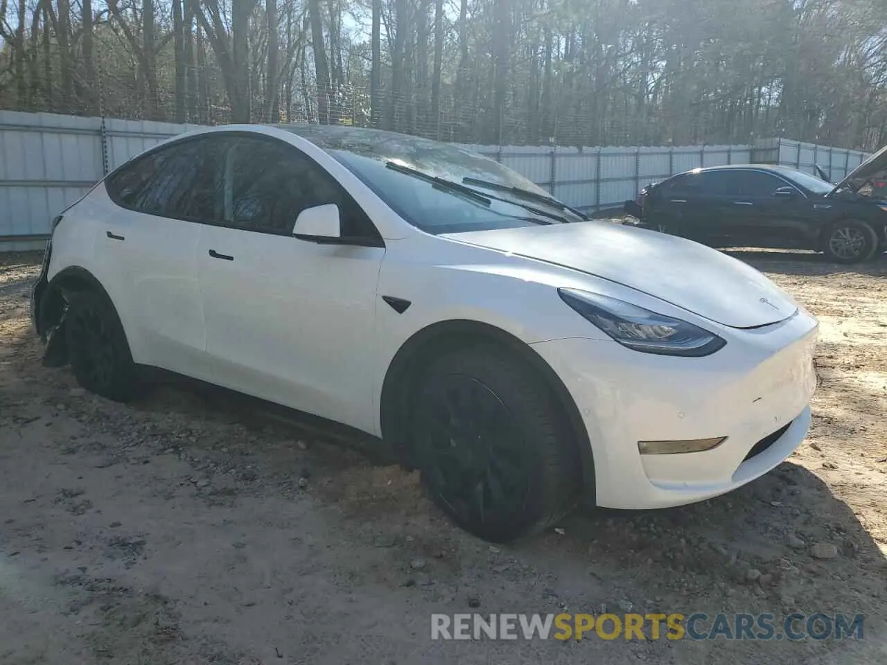 4 fotografías del automóvil dañado 7SAYGDEE9NA018421 TESLA MODEL Y 2022