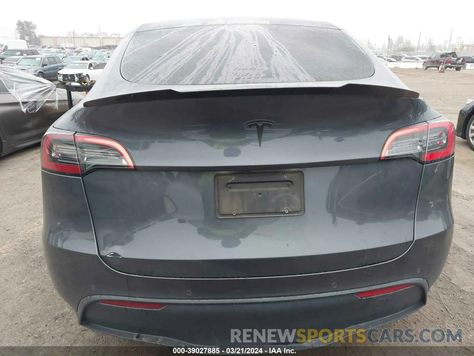 16 fotografías del automóvil dañado 7SAYGDEE9NF307513 TESLA MODEL Y 2022
