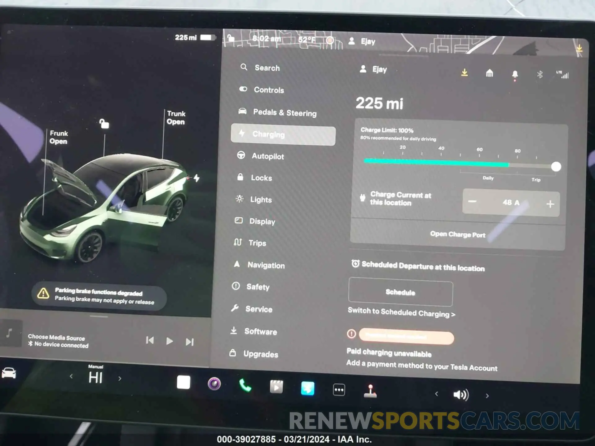 17 fotografías del automóvil dañado 7SAYGDEE9NF307513 TESLA MODEL Y 2022