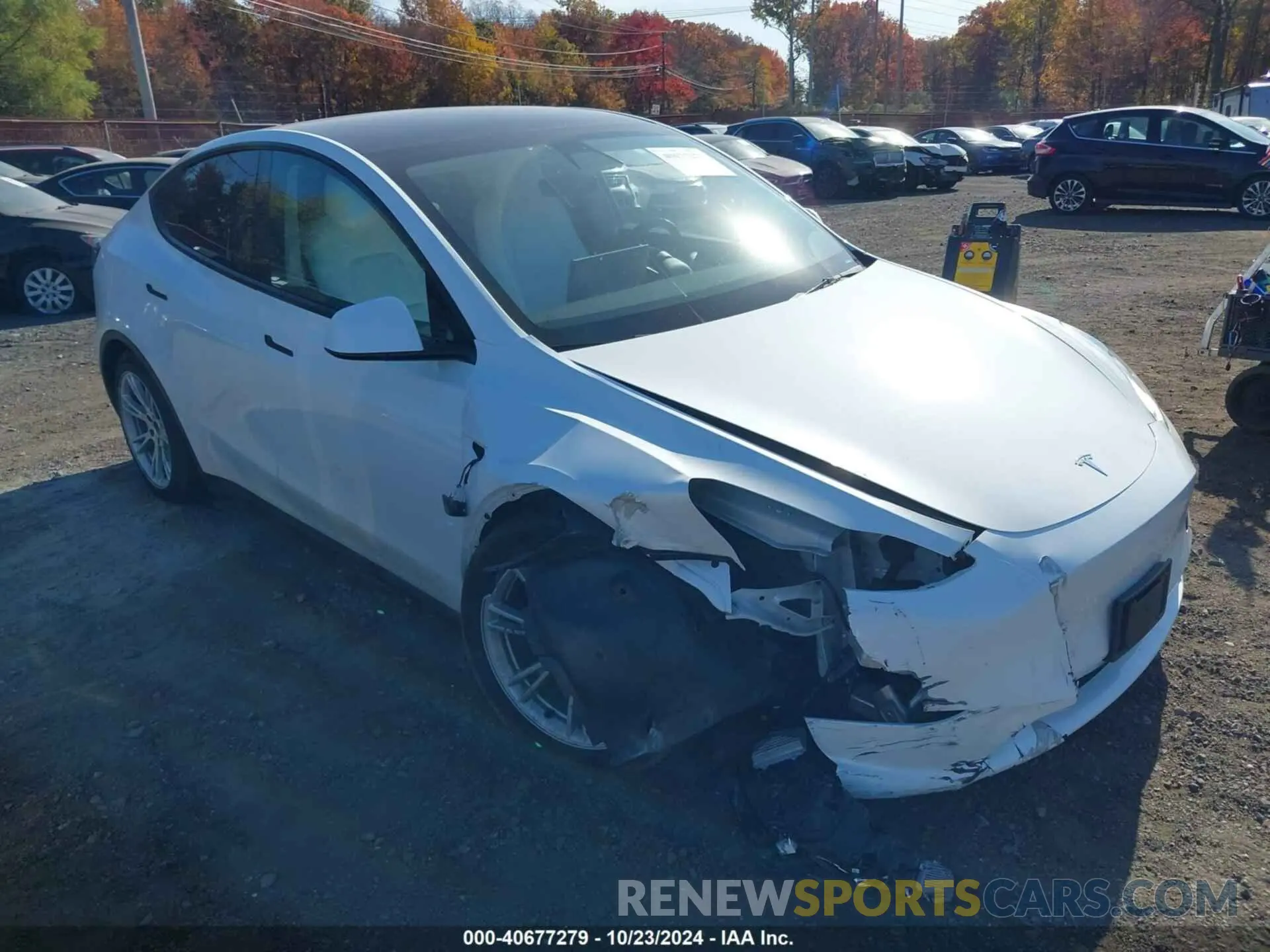 1 fotografías del automóvil dañado 7SAYGDEE9NF310377 TESLA MODEL Y 2022