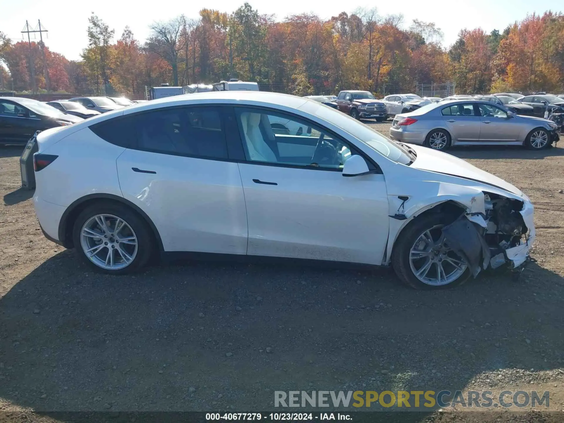 13 fotografías del automóvil dañado 7SAYGDEE9NF310377 TESLA MODEL Y 2022