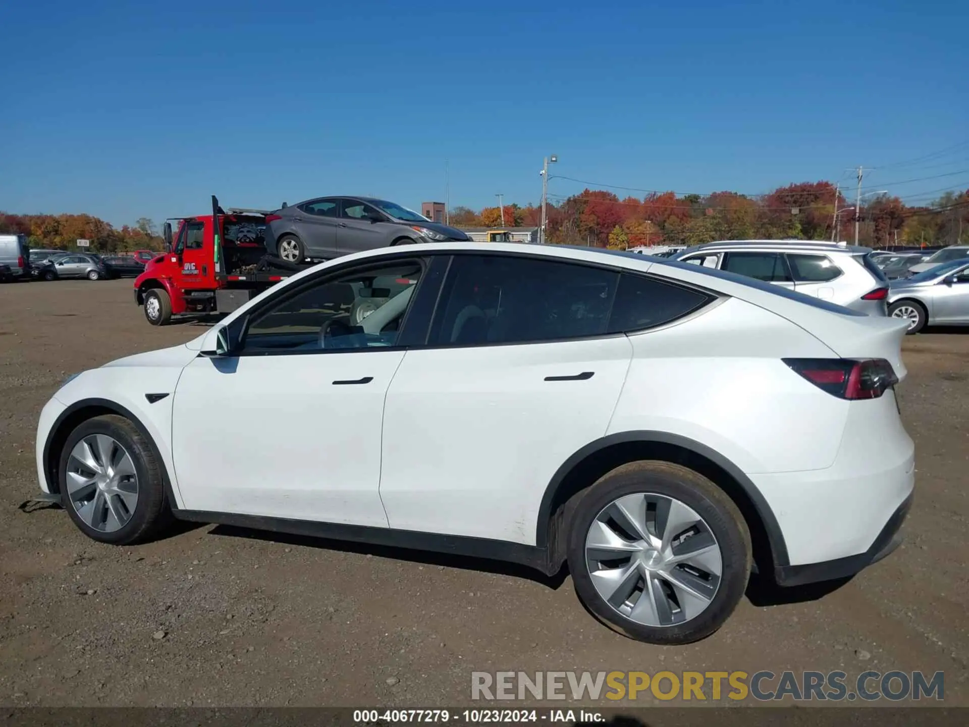 14 fotografías del automóvil dañado 7SAYGDEE9NF310377 TESLA MODEL Y 2022