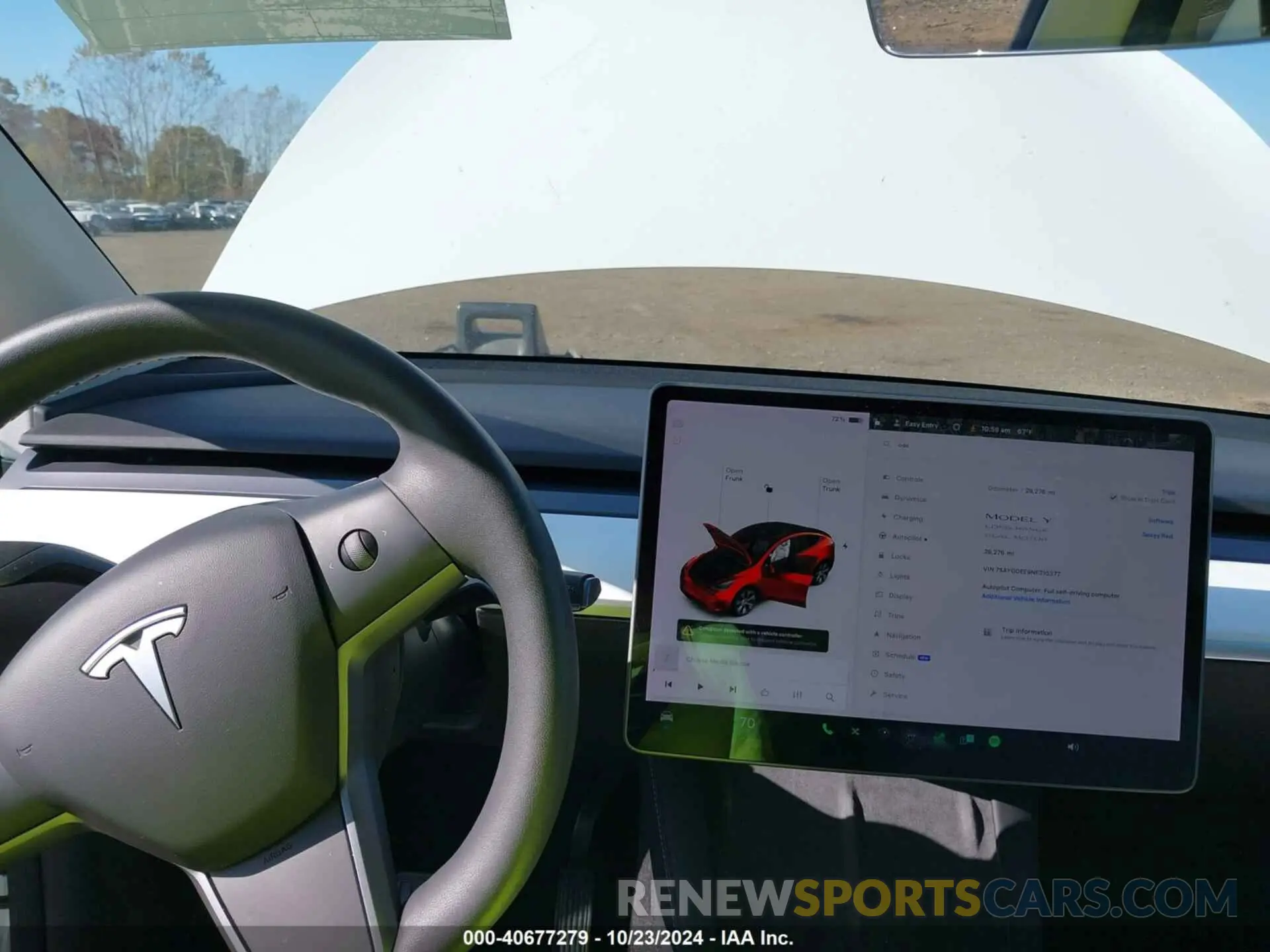 18 fotografías del automóvil dañado 7SAYGDEE9NF310377 TESLA MODEL Y 2022