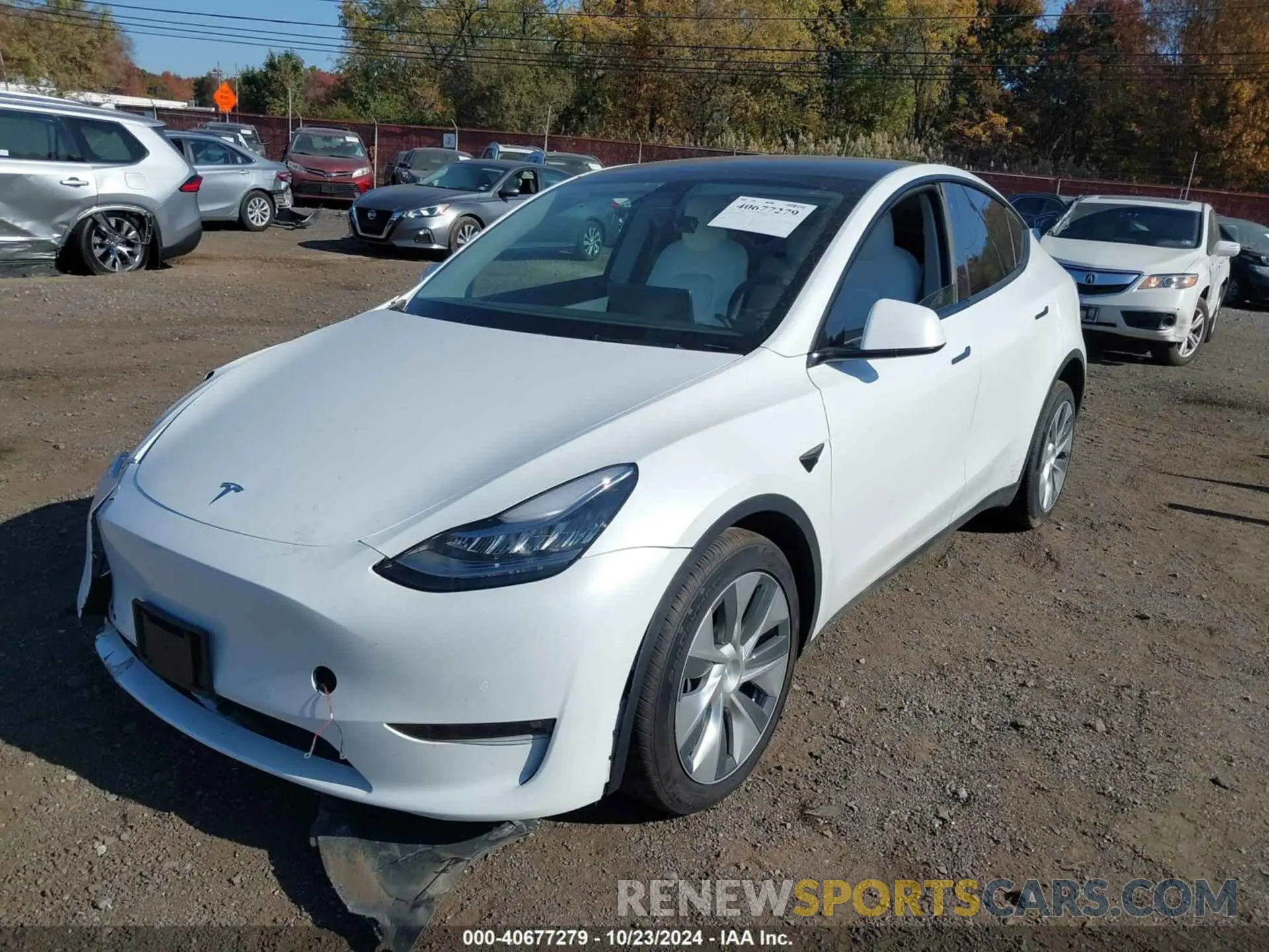 21 fotografías del automóvil dañado 7SAYGDEE9NF310377 TESLA MODEL Y 2022