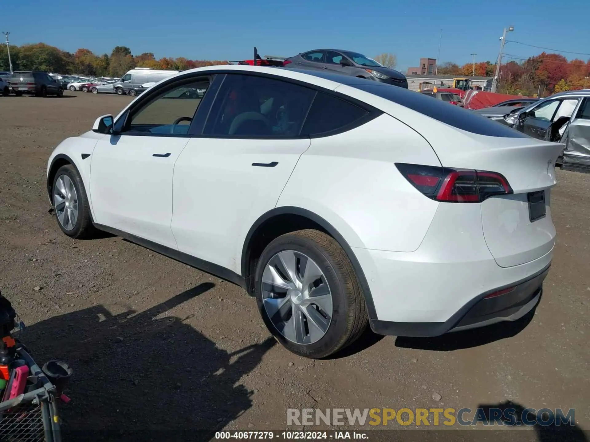 3 fotografías del automóvil dañado 7SAYGDEE9NF310377 TESLA MODEL Y 2022