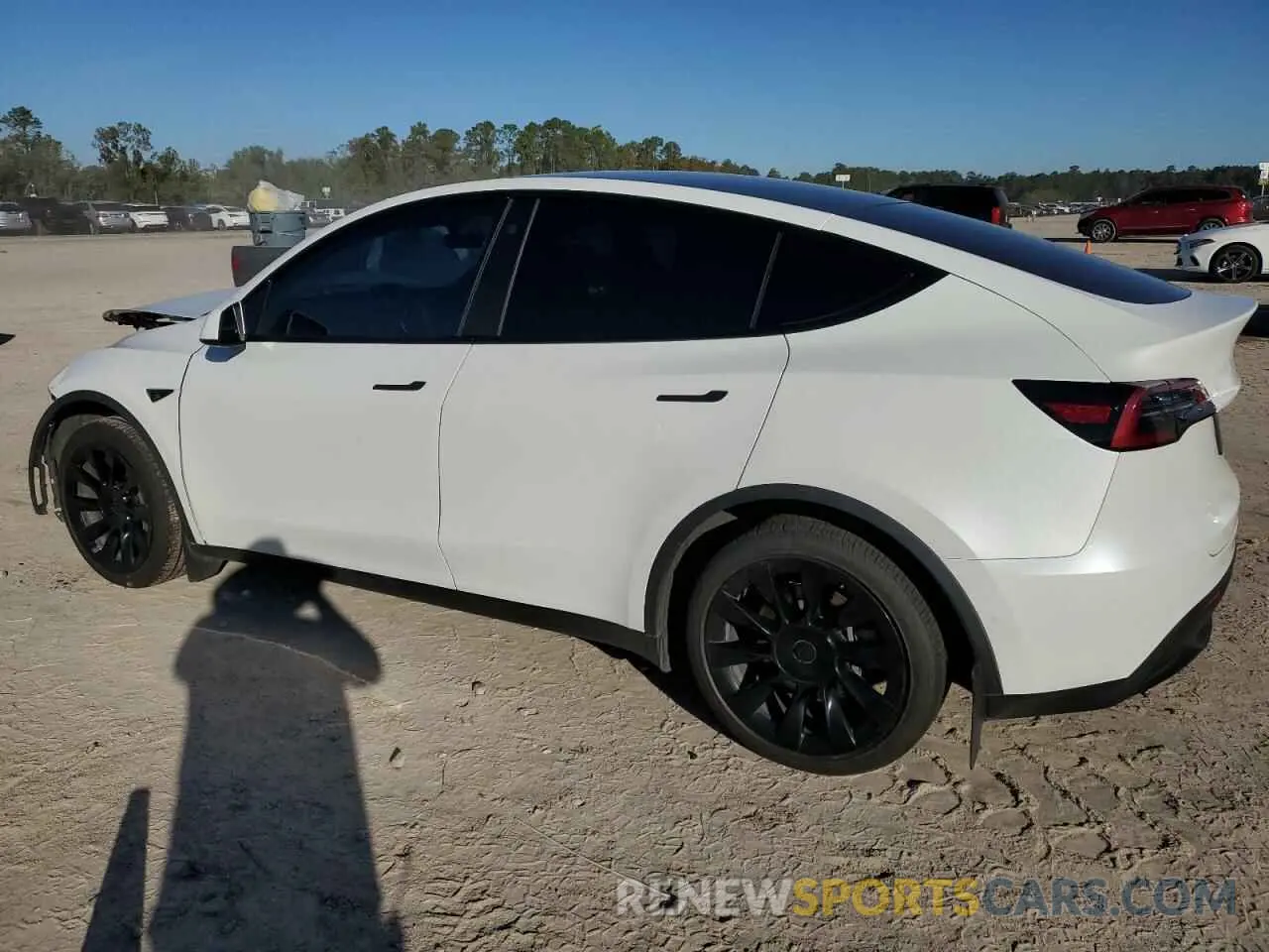 2 fotografías del automóvil dañado 7SAYGDEE9NF354430 TESLA MODEL Y 2022