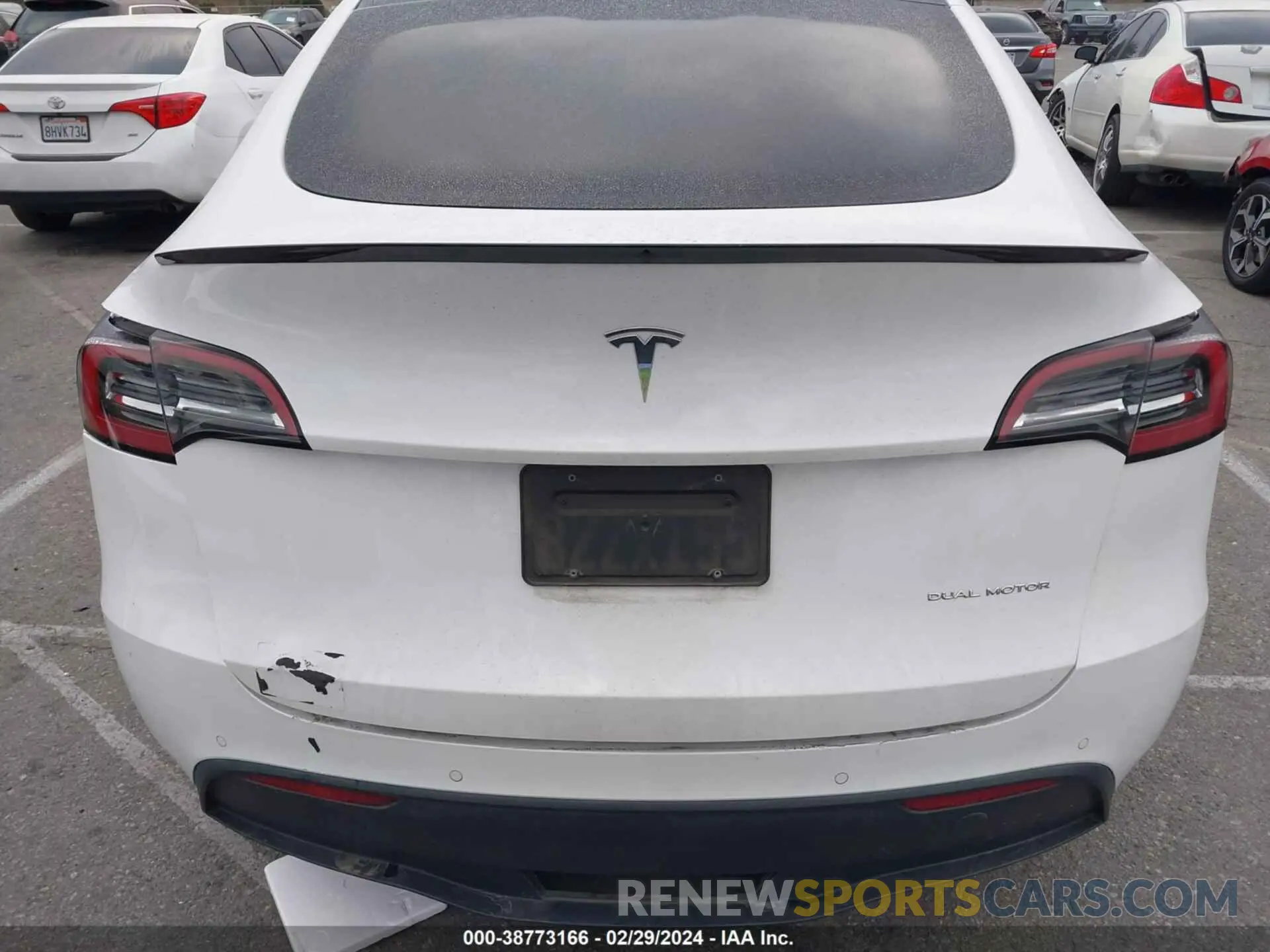 17 fotografías del automóvil dañado 7SAYGDEE9NF369607 TESLA MODEL Y 2022
