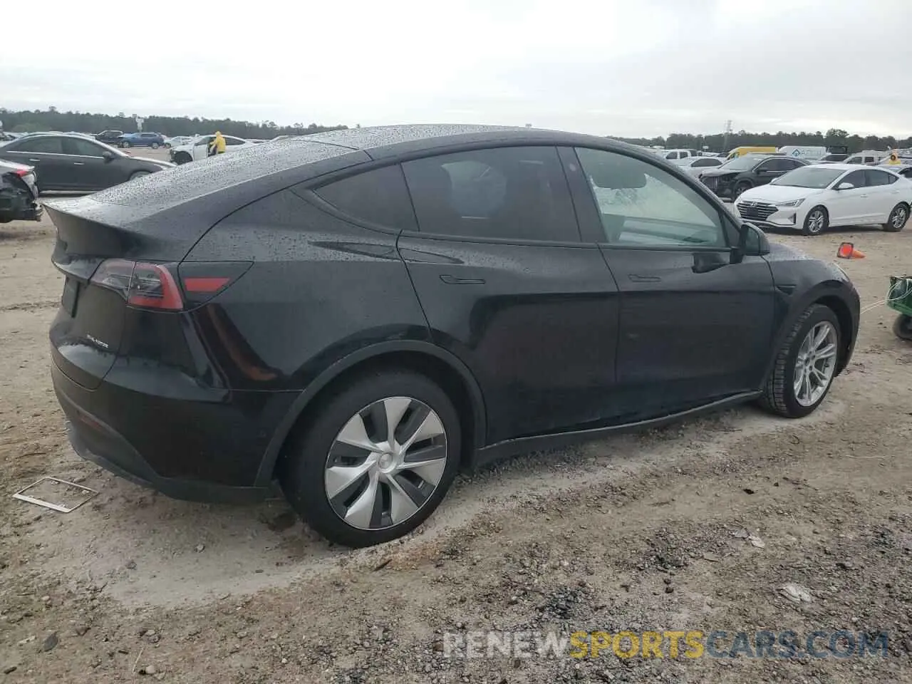 3 fotografías del automóvil dañado 7SAYGDEE9NF392062 TESLA MODEL Y 2022