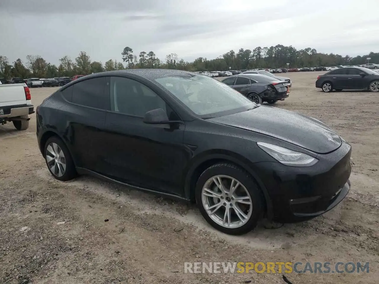 4 fotografías del automóvil dañado 7SAYGDEE9NF392062 TESLA MODEL Y 2022