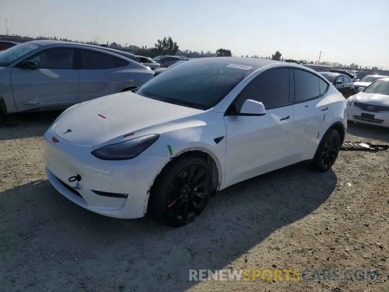 1 fotografías del automóvil dañado 7SAYGDEE9NF411550 TESLA MODEL Y 2022