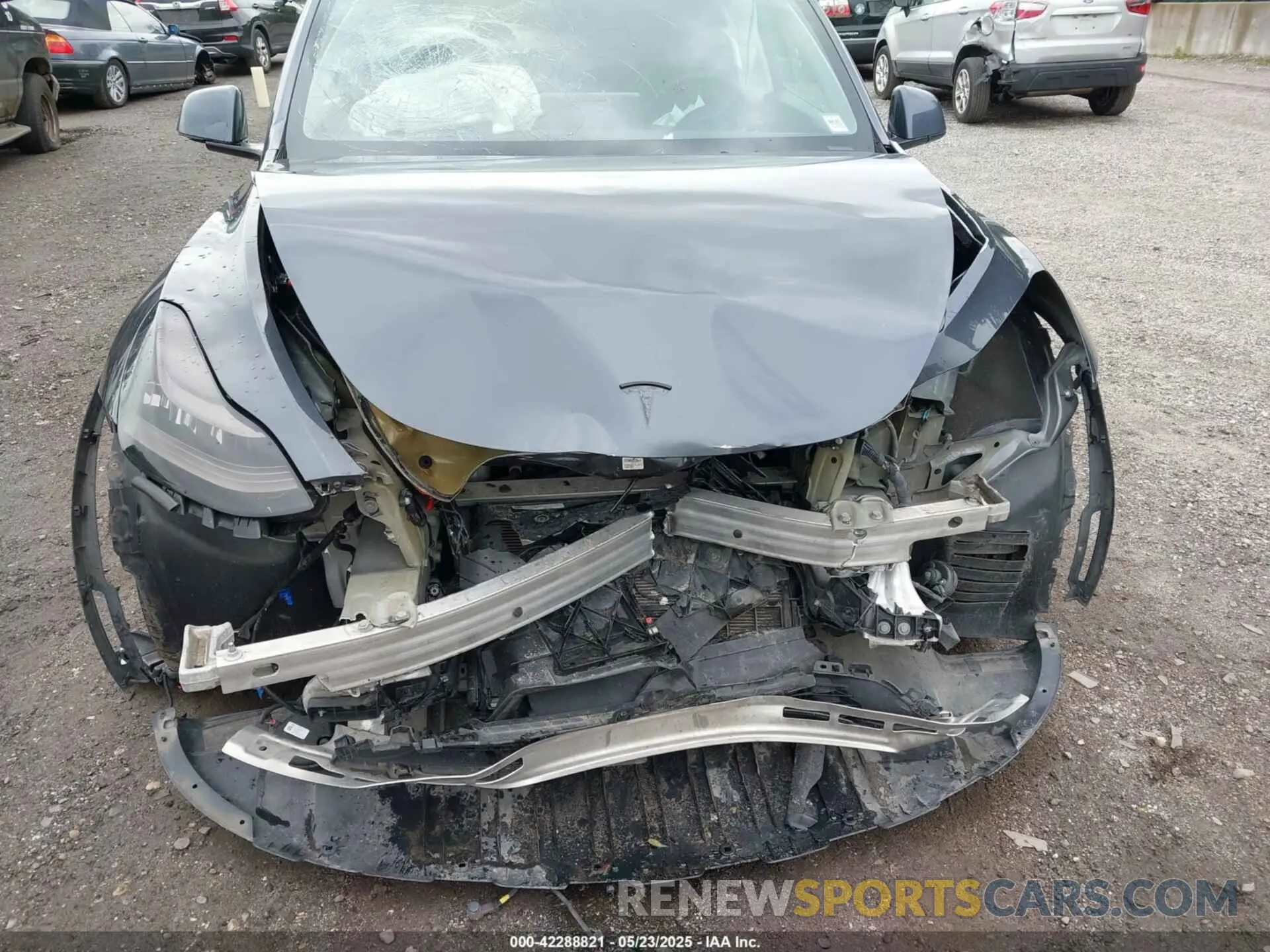 6 fotografías del automóvil dañado 7SAYGDEE9NF424248 TESLA MODEL Y 2022