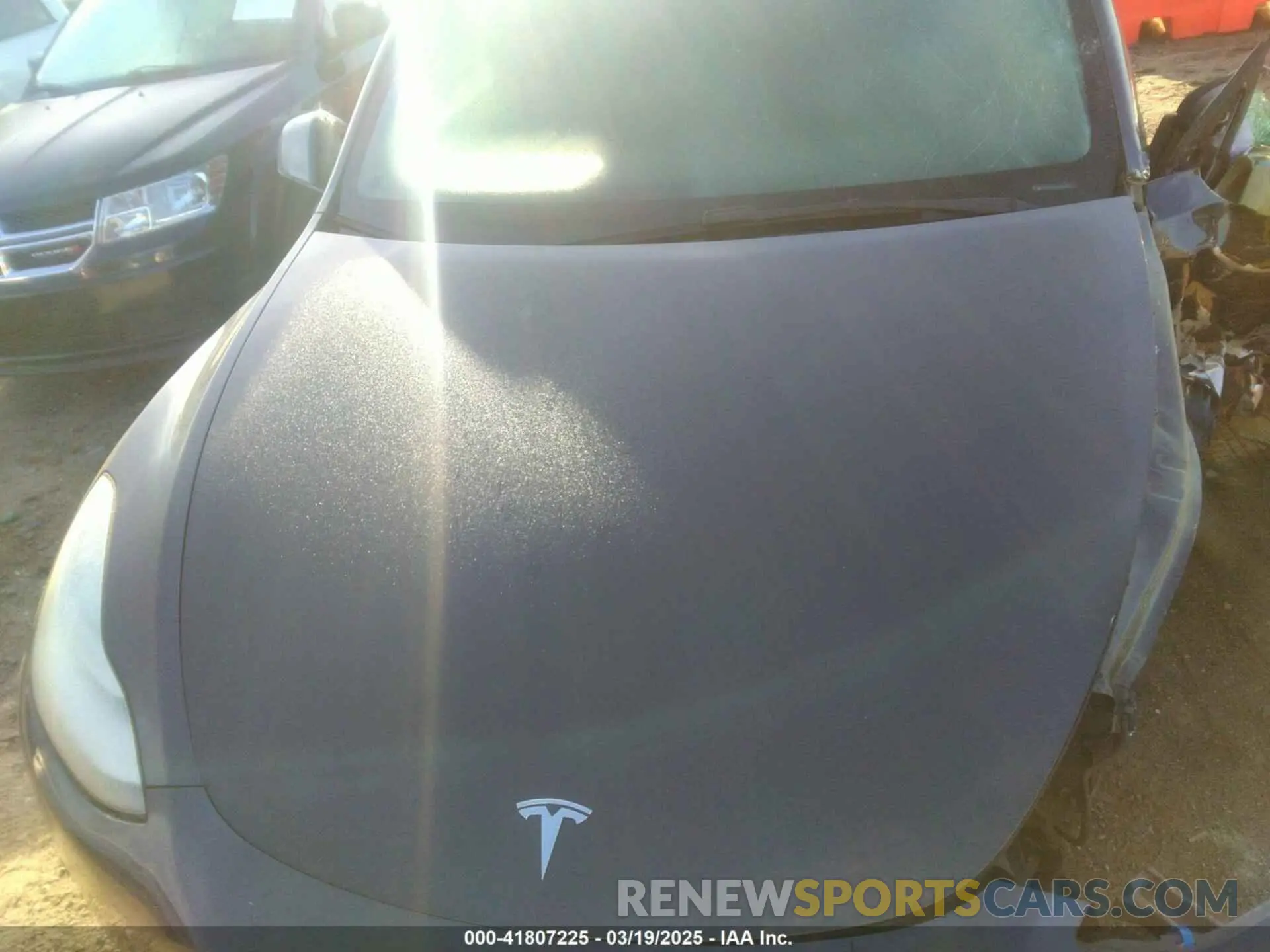10 fotografías del automóvil dañado 7SAYGDEE9NF424928 TESLA MODEL Y 2022