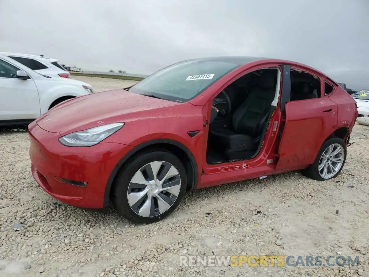 1 fotografías del automóvil dañado 7SAYGDEE9NF430115 TESLA MODEL Y 2022