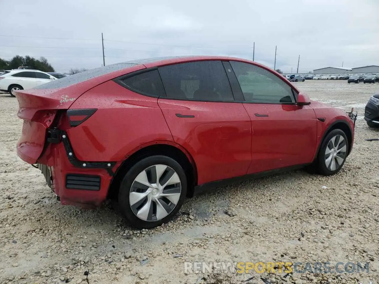 3 fotografías del automóvil dañado 7SAYGDEE9NF430115 TESLA MODEL Y 2022