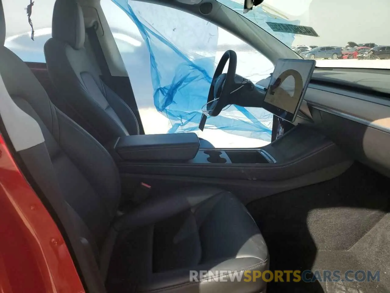 7 fotografías del automóvil dañado 7SAYGDEE9NF430115 TESLA MODEL Y 2022