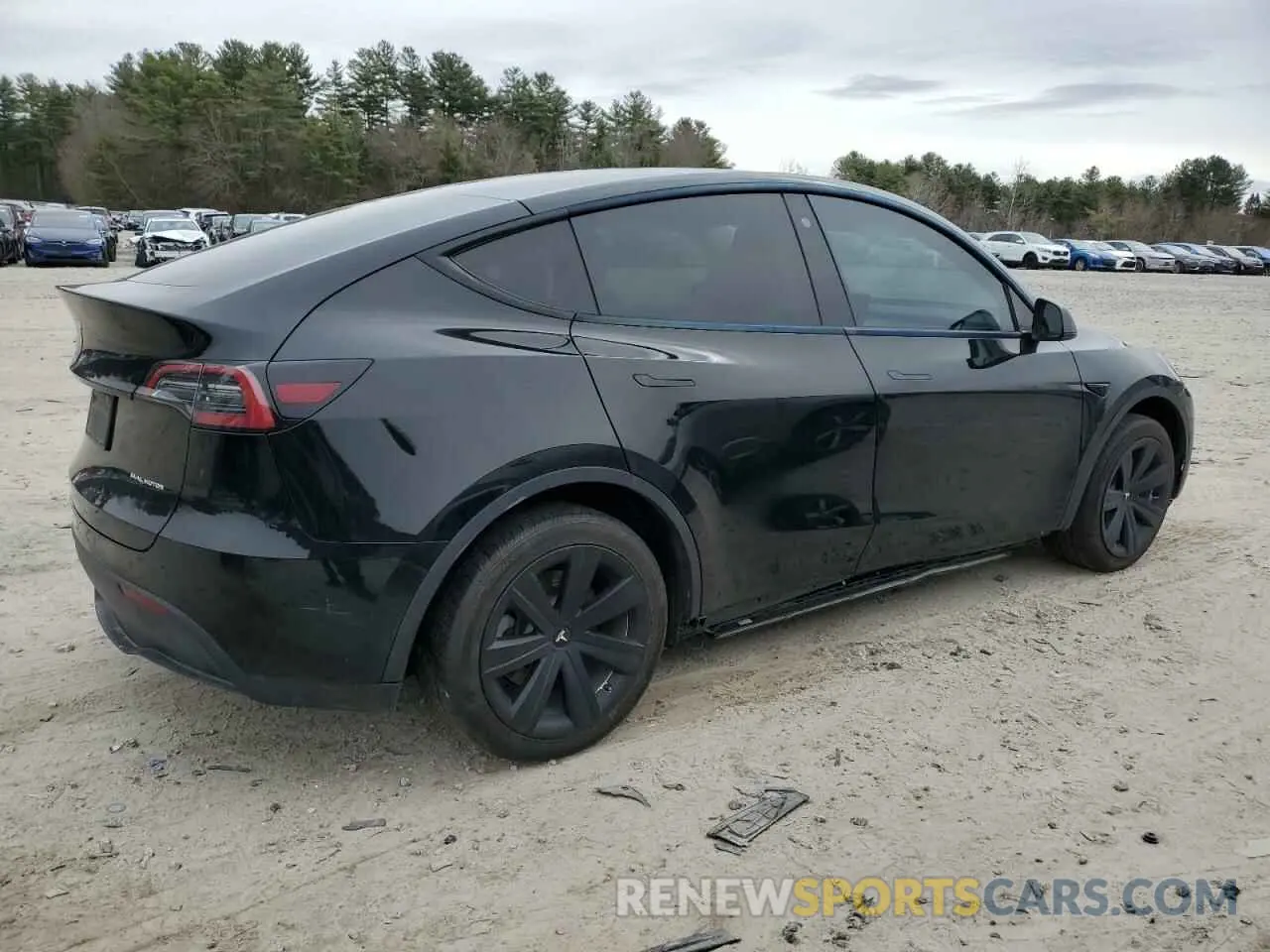 3 fotografías del automóvil dañado 7SAYGDEE9NF437257 TESLA MODEL Y 2022