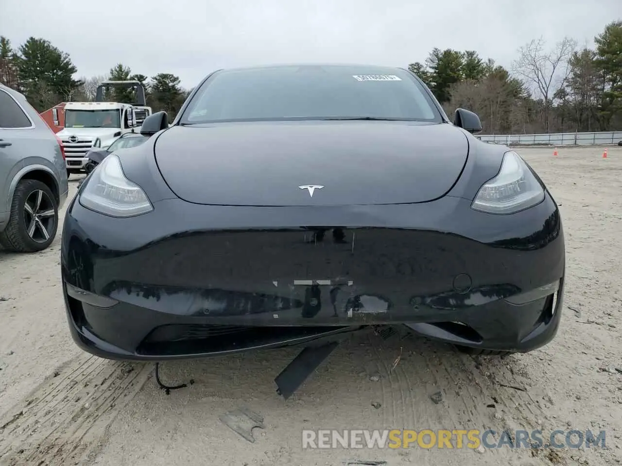 5 fotografías del automóvil dañado 7SAYGDEE9NF437257 TESLA MODEL Y 2022