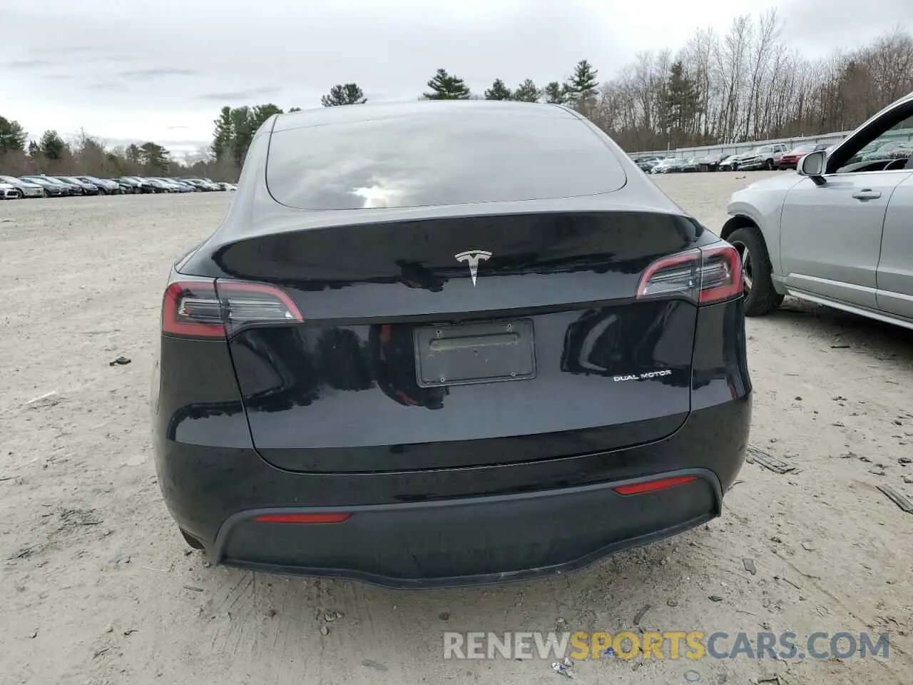 6 fotografías del automóvil dañado 7SAYGDEE9NF437257 TESLA MODEL Y 2022