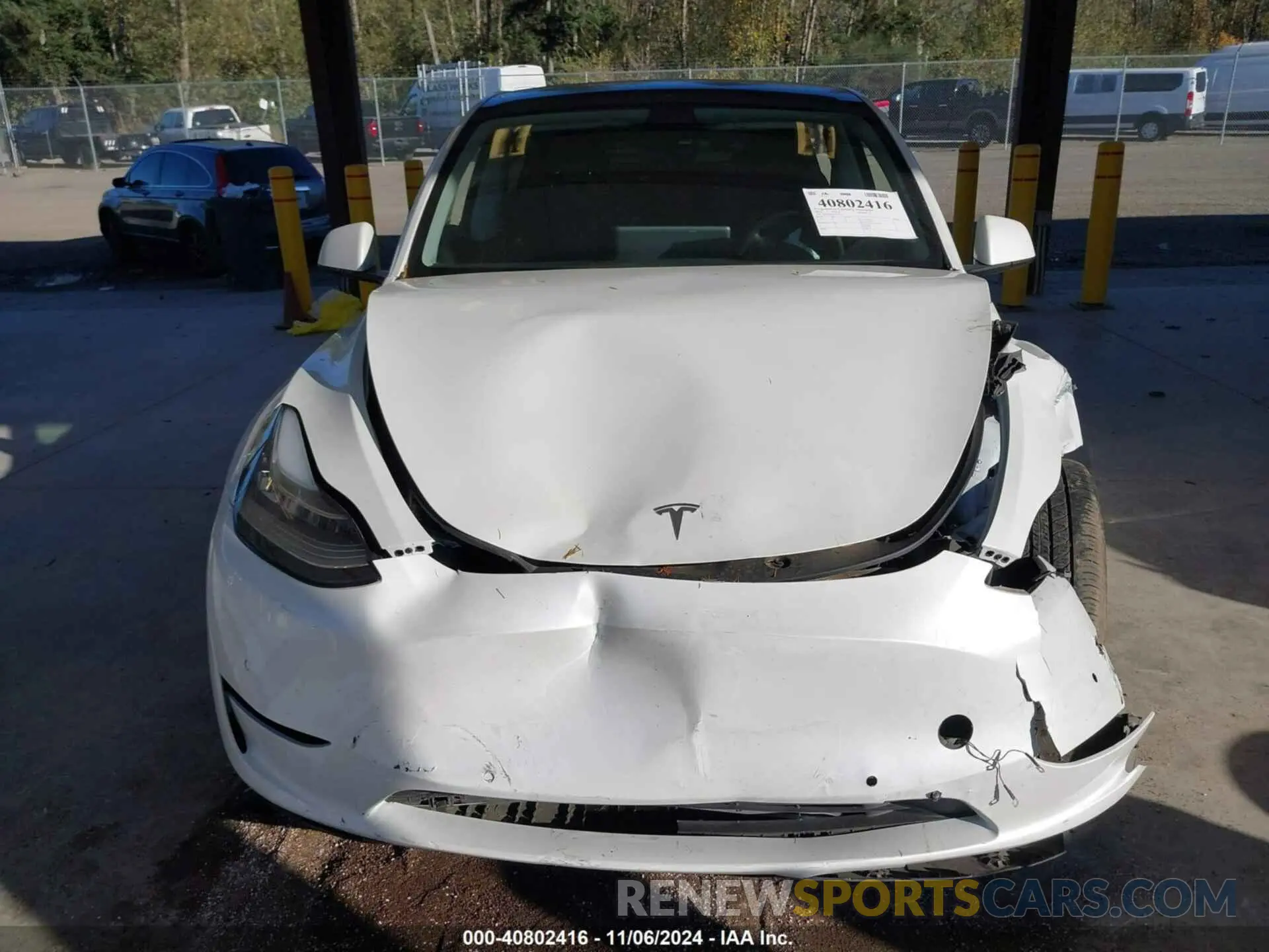 11 fotografías del automóvil dañado 7SAYGDEE9NF437503 TESLA MODEL Y 2022
