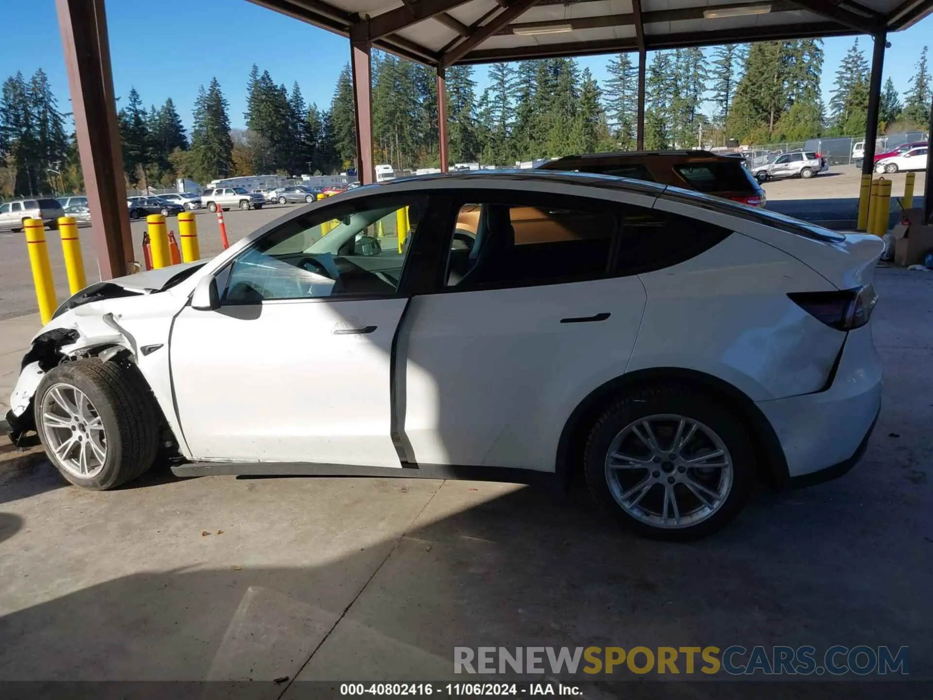 13 fotografías del automóvil dañado 7SAYGDEE9NF437503 TESLA MODEL Y 2022