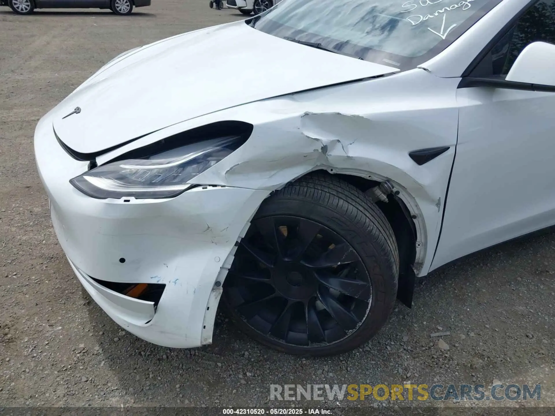 6 fotografías del automóvil dañado 7SAYGDEE9NF494901 TESLA MODEL Y 2022