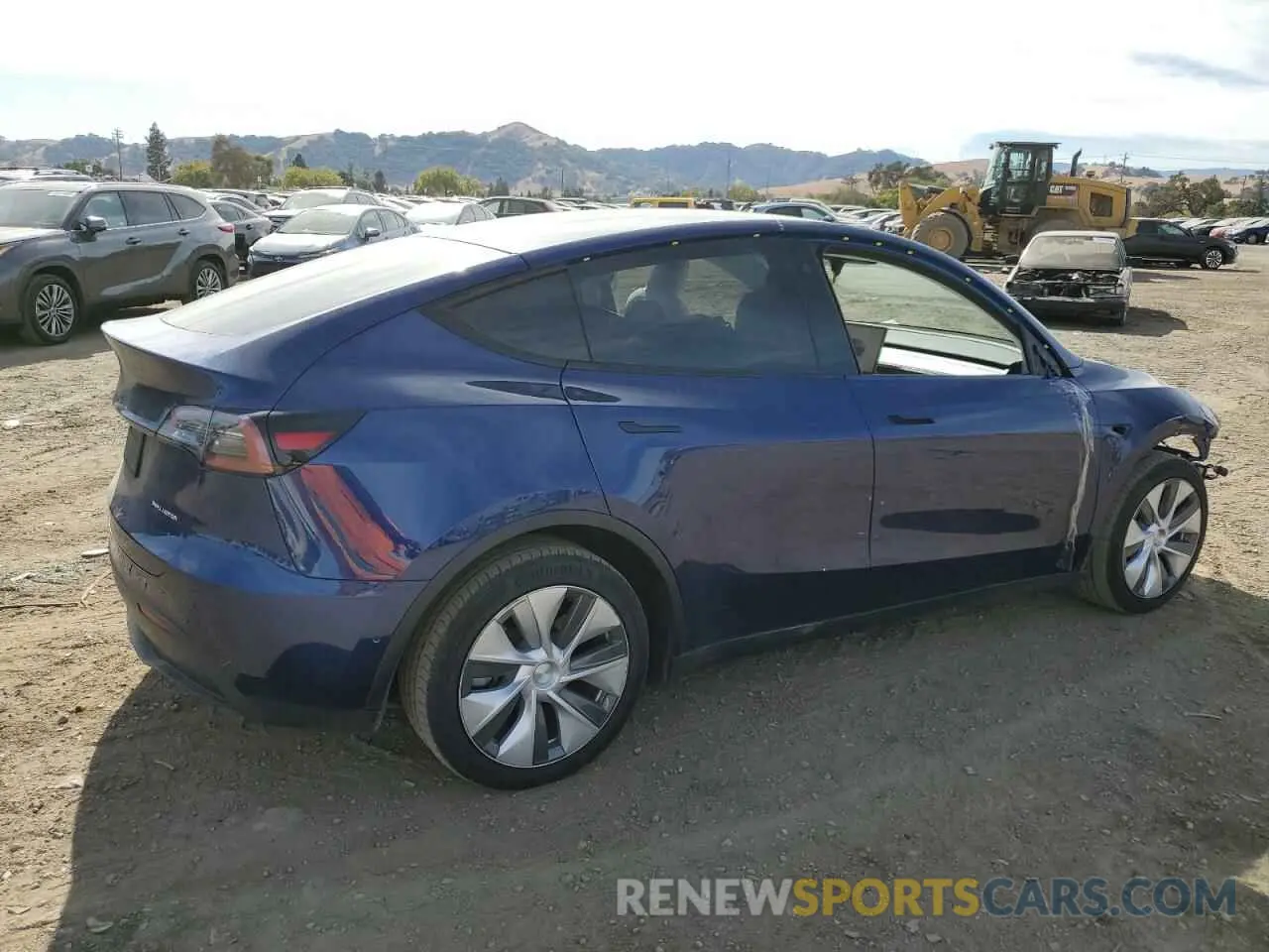3 fotografías del automóvil dañado 7SAYGDEE9NF551906 TESLA MODEL Y 2022