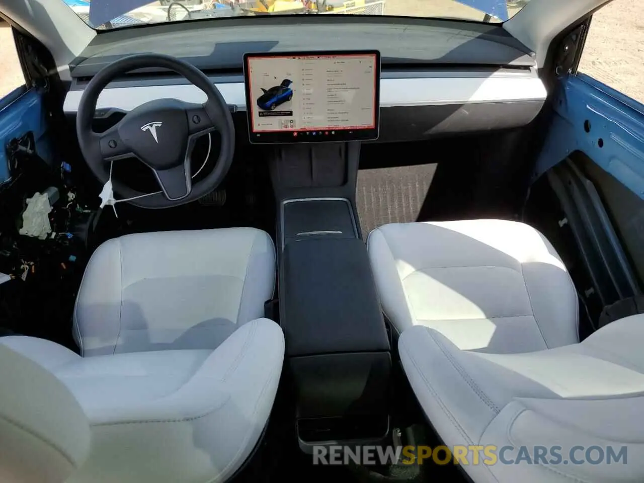 8 fotografías del automóvil dañado 7SAYGDEE9NF551906 TESLA MODEL Y 2022