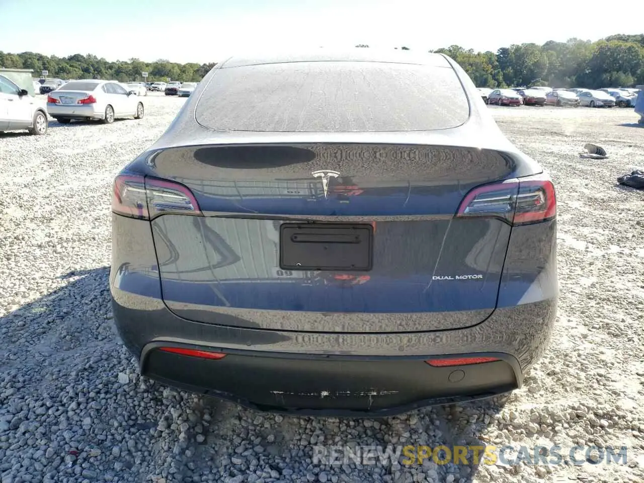 6 fotografías del automóvil dañado 7SAYGDEEXNA006276 TESLA MODEL Y 2022