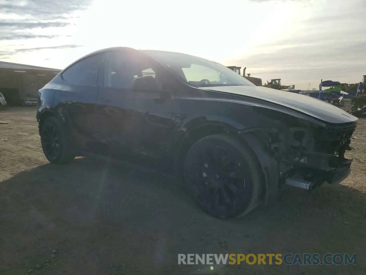 4 fotografías del automóvil dañado 7SAYGDEEXNA007122 TESLA MODEL Y 2022