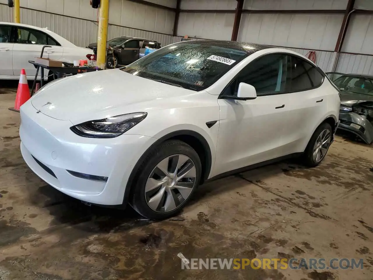 1 fotografías del automóvil dañado 7SAYGDEEXNA012904 TESLA MODEL Y 2022