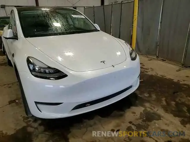 14 fotografías del automóvil dañado 7SAYGDEEXNA012904 TESLA MODEL Y 2022