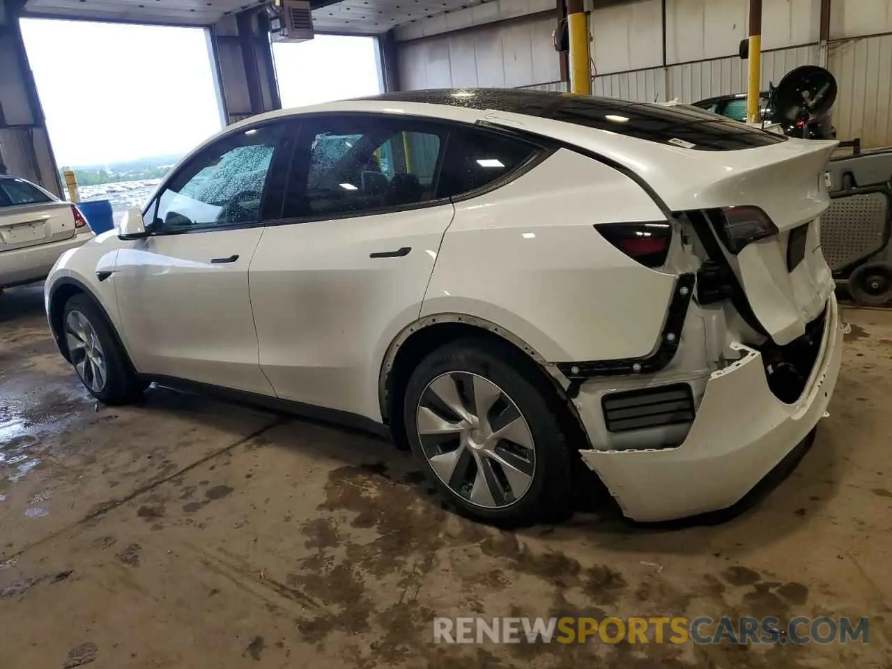 2 fotografías del automóvil dañado 7SAYGDEEXNA012904 TESLA MODEL Y 2022